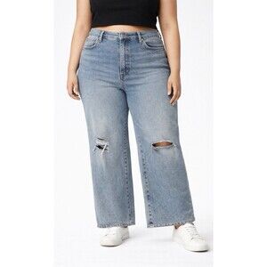 Express High Rise baggy wide leg jeans Excellent Condition Size 16/33 Short